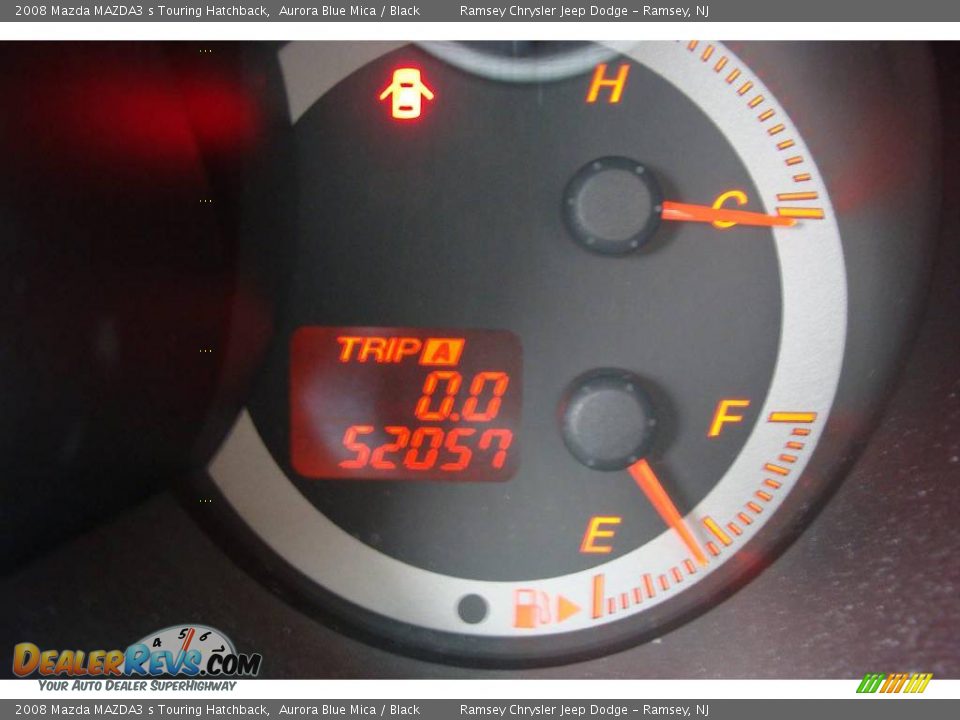 2008 Mazda MAZDA3 s Touring Hatchback Aurora Blue Mica / Black Photo #14