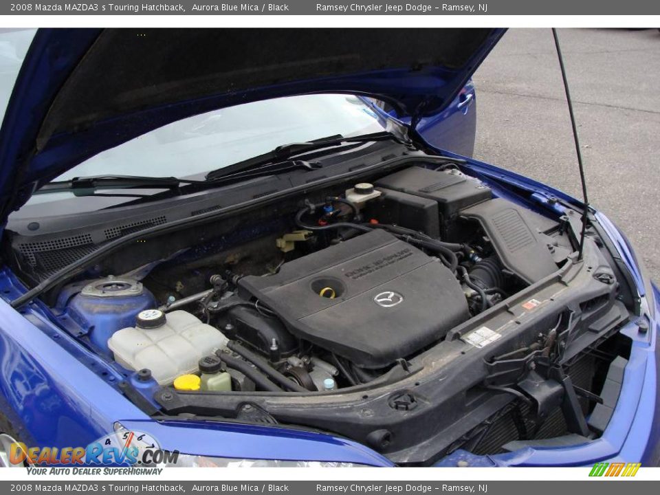 2008 Mazda MAZDA3 s Touring Hatchback Aurora Blue Mica / Black Photo #15