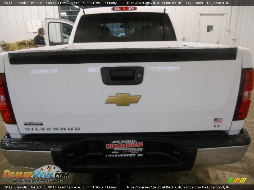 2013 Chevrolet Silverado 1500 LT Crew Cab 4x4 Summit White / Ebony Photo #2