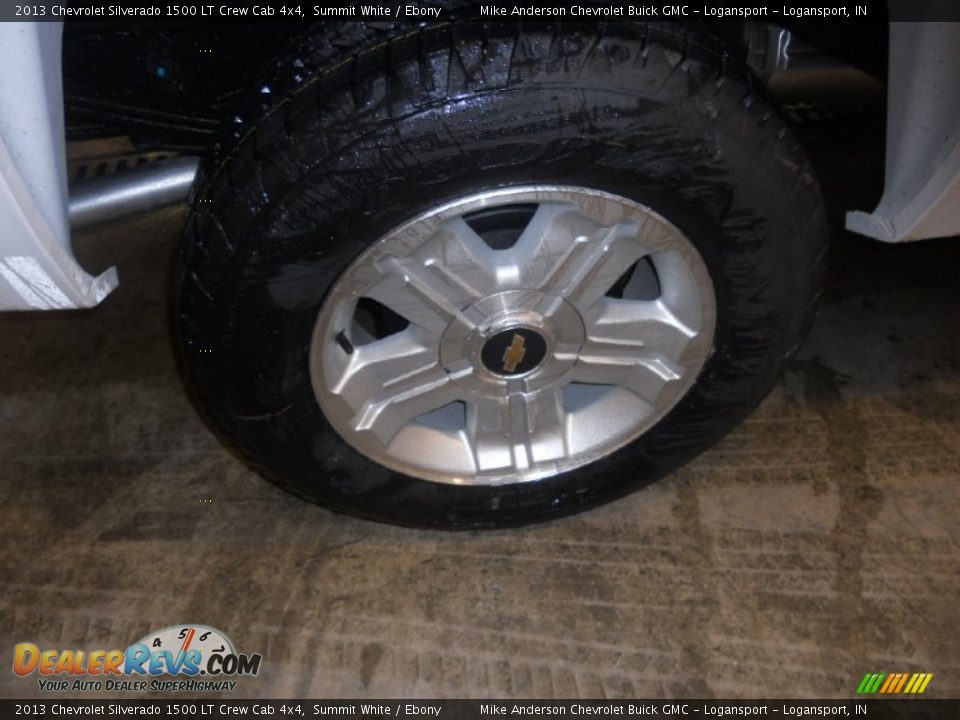 2013 Chevrolet Silverado 1500 LT Crew Cab 4x4 Summit White / Ebony Photo #4