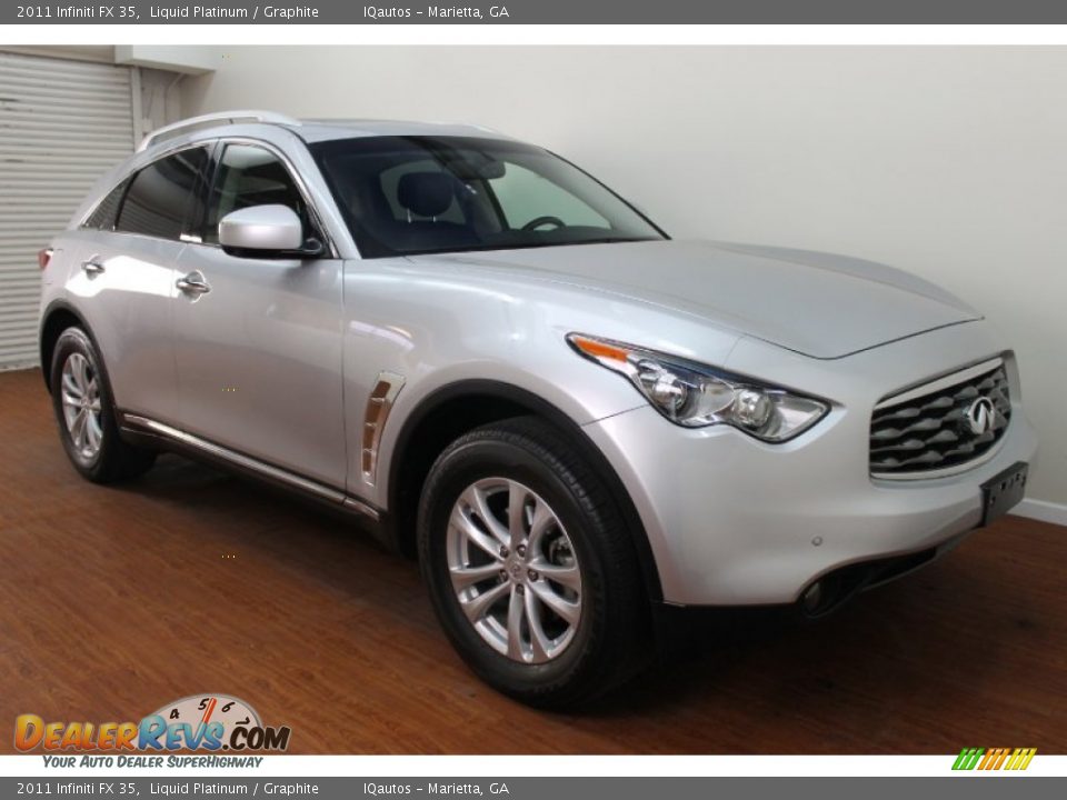2011 Infiniti FX 35 Liquid Platinum / Graphite Photo #2