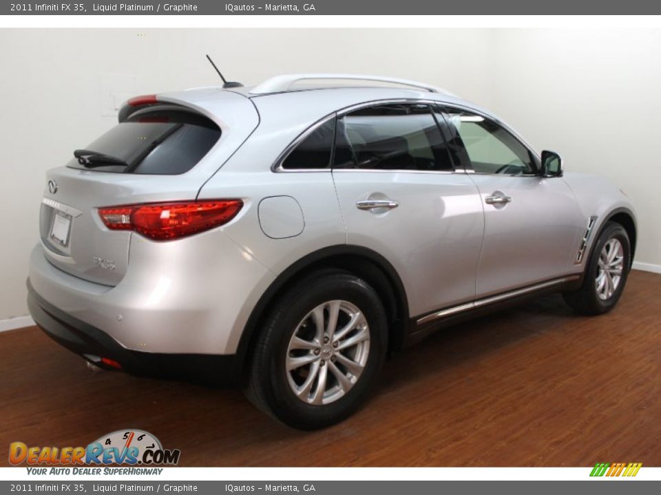 2011 Infiniti FX 35 Liquid Platinum / Graphite Photo #4
