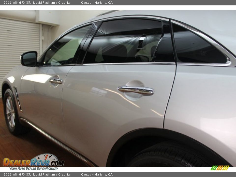 2011 Infiniti FX 35 Liquid Platinum / Graphite Photo #7