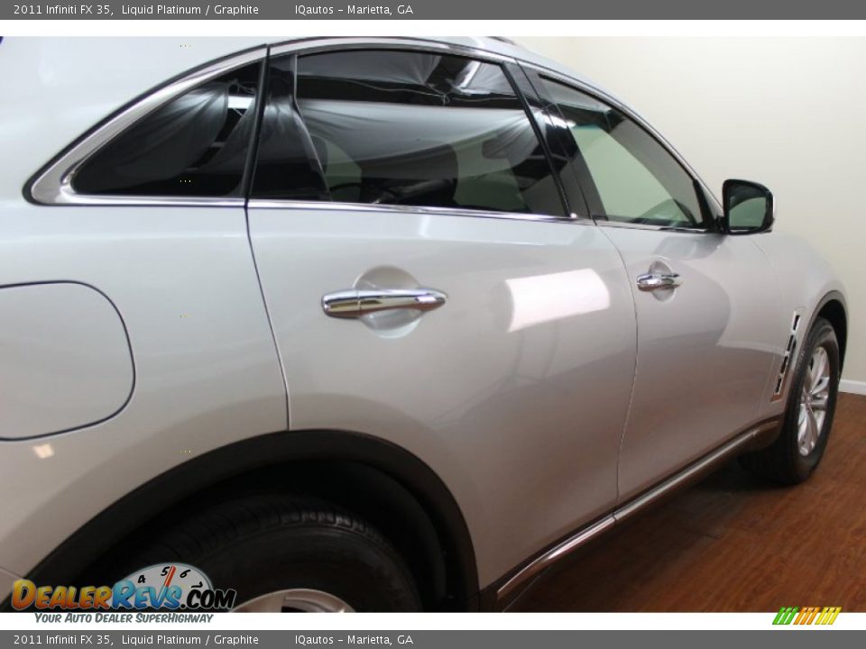 2011 Infiniti FX 35 Liquid Platinum / Graphite Photo #8