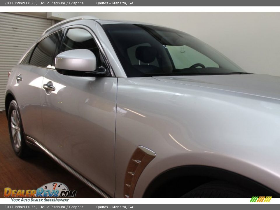2011 Infiniti FX 35 Liquid Platinum / Graphite Photo #9