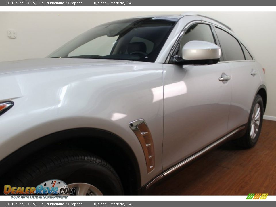 2011 Infiniti FX 35 Liquid Platinum / Graphite Photo #10