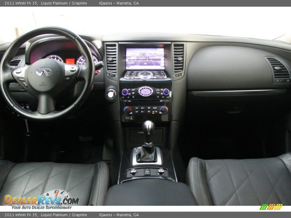 2011 Infiniti FX 35 Liquid Platinum / Graphite Photo #11