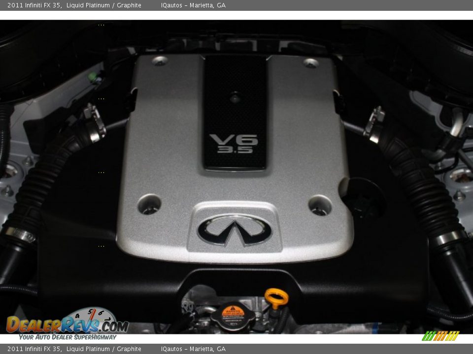 2011 Infiniti FX 35 Liquid Platinum / Graphite Photo #14