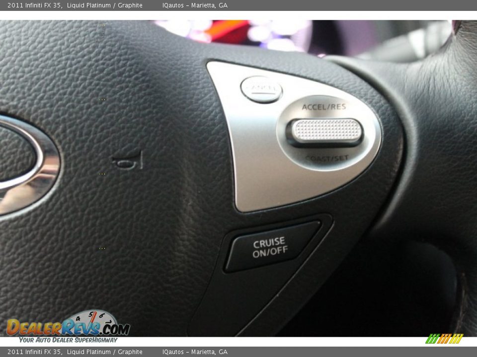 2011 Infiniti FX 35 Liquid Platinum / Graphite Photo #18