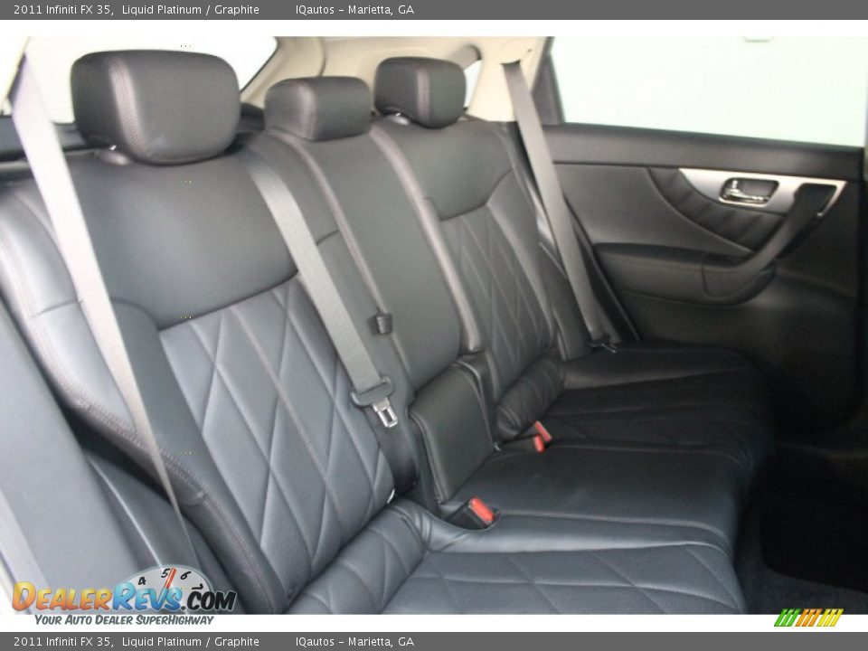 2011 Infiniti FX 35 Liquid Platinum / Graphite Photo #22