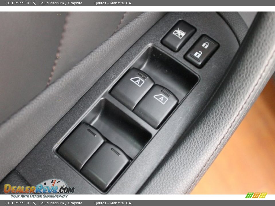2011 Infiniti FX 35 Liquid Platinum / Graphite Photo #23