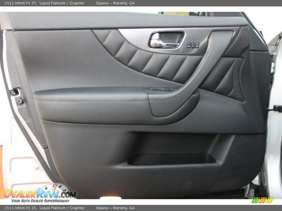 2011 Infiniti FX 35 Liquid Platinum / Graphite Photo #25
