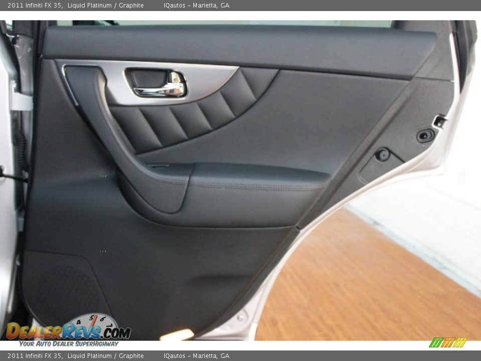 2011 Infiniti FX 35 Liquid Platinum / Graphite Photo #28