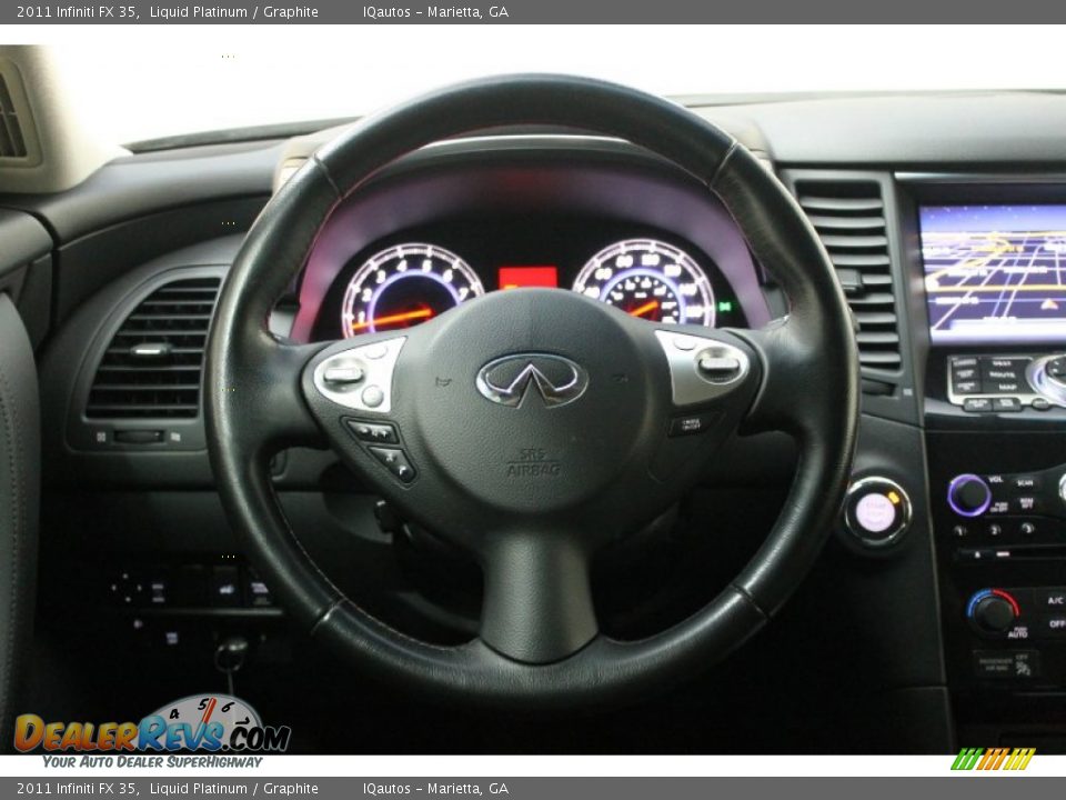 2011 Infiniti FX 35 Liquid Platinum / Graphite Photo #30