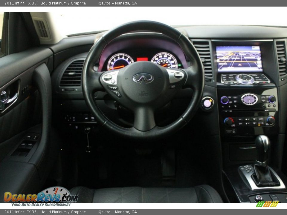 2011 Infiniti FX 35 Liquid Platinum / Graphite Photo #31