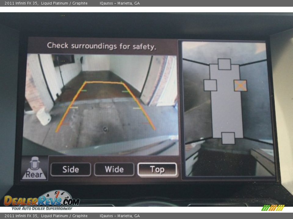 2011 Infiniti FX 35 Liquid Platinum / Graphite Photo #32