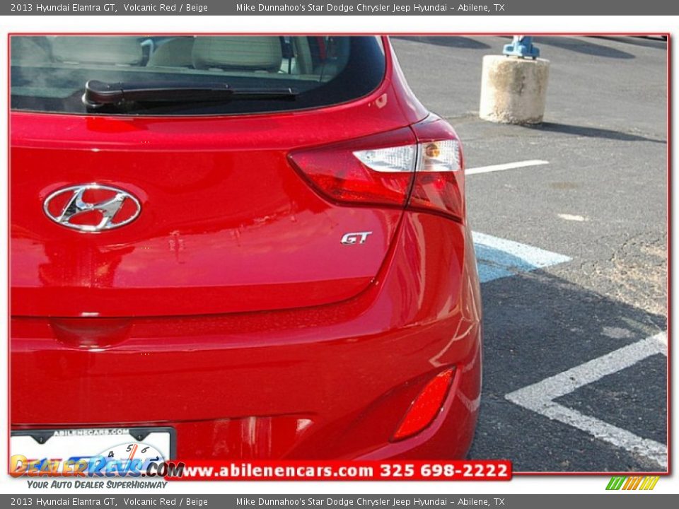 2013 Hyundai Elantra GT Volcanic Red / Beige Photo #7