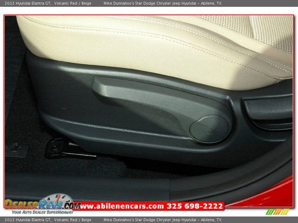 2013 Hyundai Elantra GT Volcanic Red / Beige Photo #14