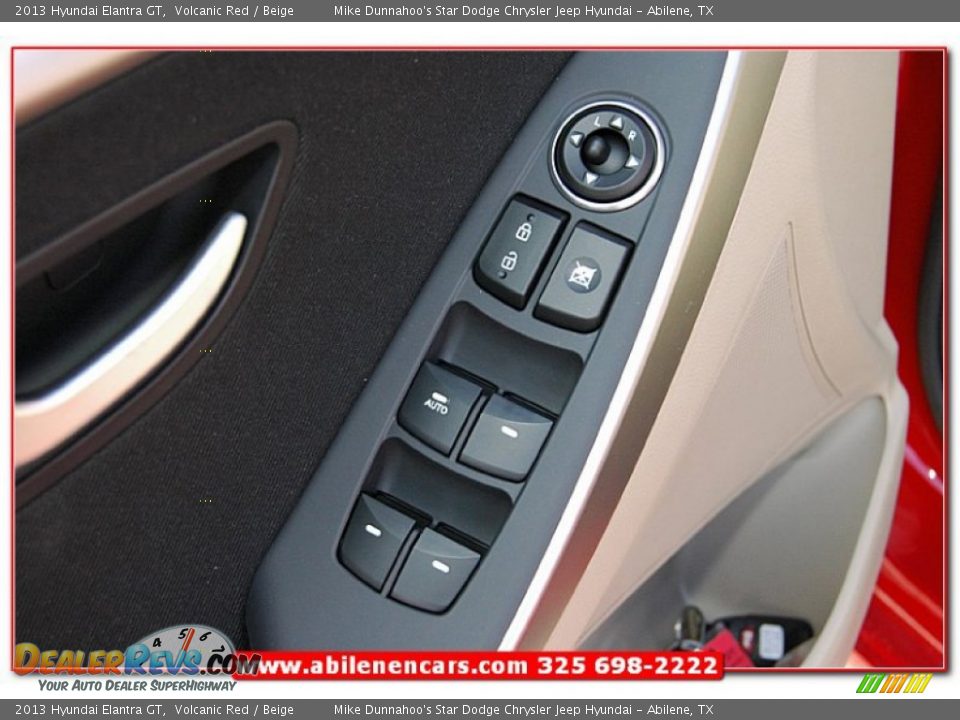 2013 Hyundai Elantra GT Volcanic Red / Beige Photo #15