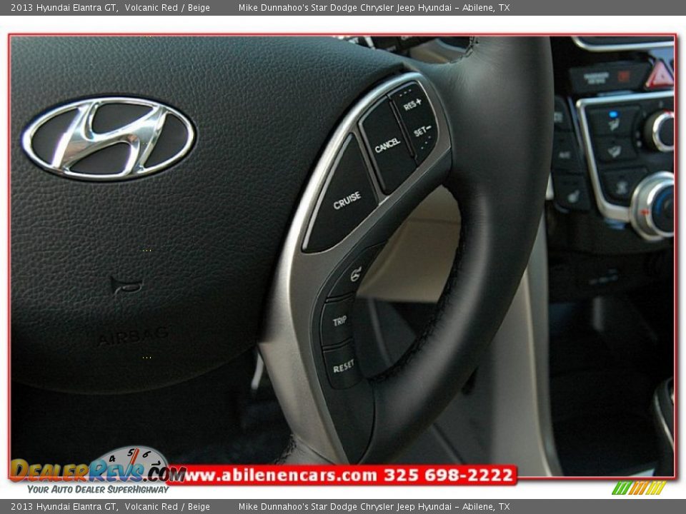 2013 Hyundai Elantra GT Volcanic Red / Beige Photo #18
