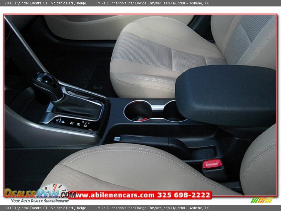 2013 Hyundai Elantra GT Volcanic Red / Beige Photo #19