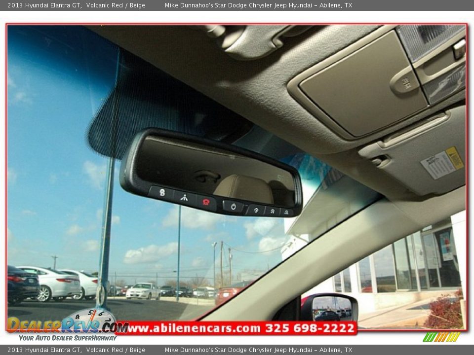 2013 Hyundai Elantra GT Volcanic Red / Beige Photo #20