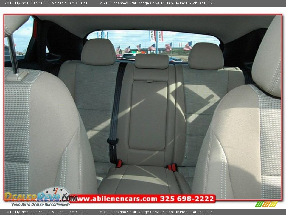 2013 Hyundai Elantra GT Volcanic Red / Beige Photo #21