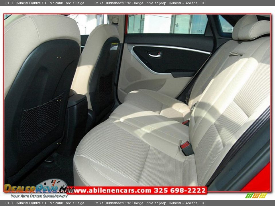 2013 Hyundai Elantra GT Volcanic Red / Beige Photo #22