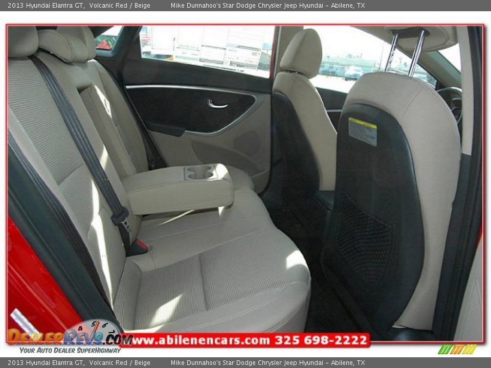 2013 Hyundai Elantra GT Volcanic Red / Beige Photo #24