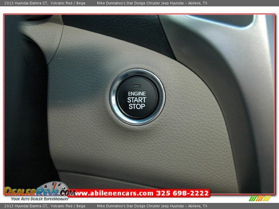 2013 Hyundai Elantra GT Volcanic Red / Beige Photo #28