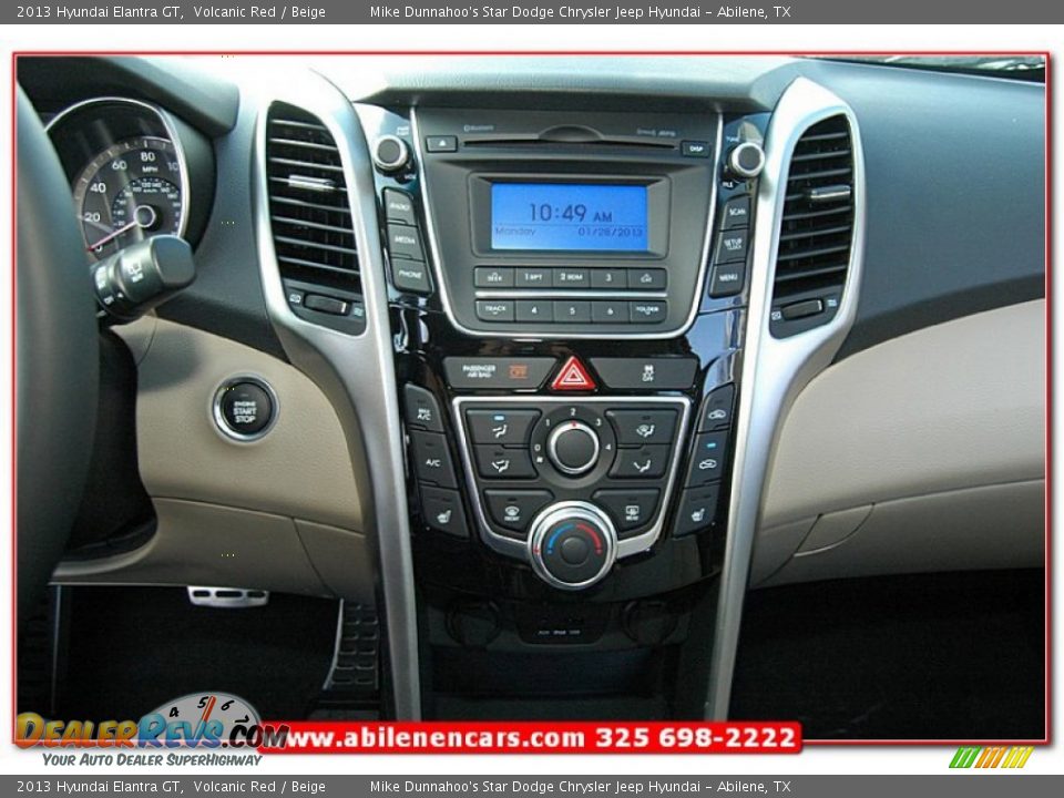 2013 Hyundai Elantra GT Volcanic Red / Beige Photo #29