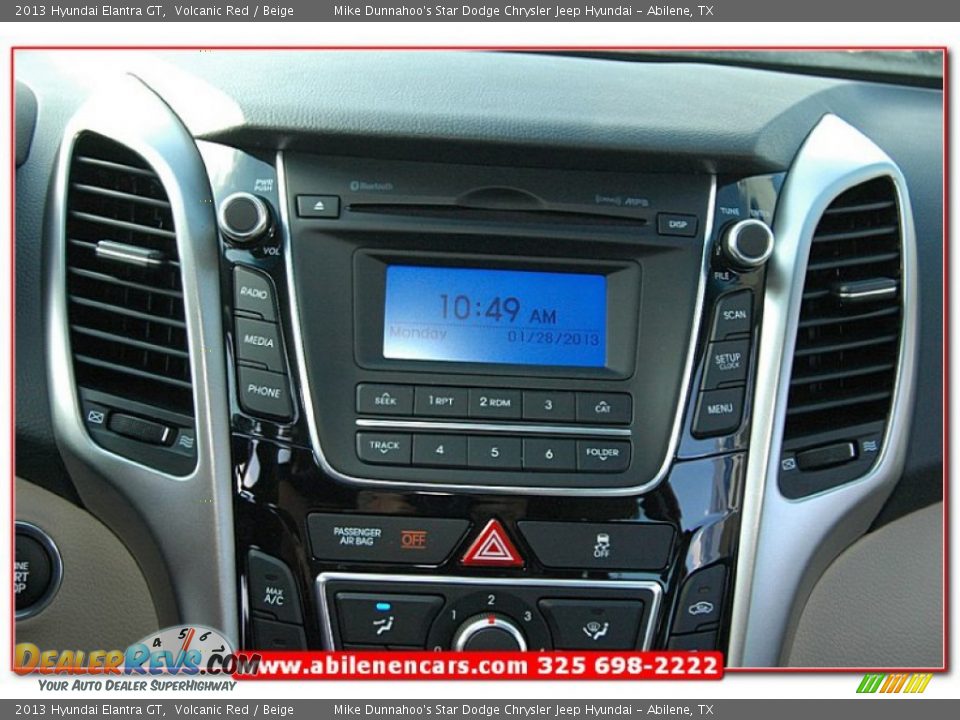 2013 Hyundai Elantra GT Volcanic Red / Beige Photo #30