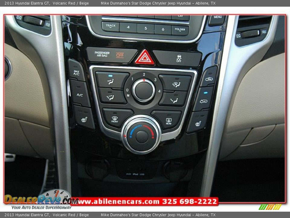 2013 Hyundai Elantra GT Volcanic Red / Beige Photo #31