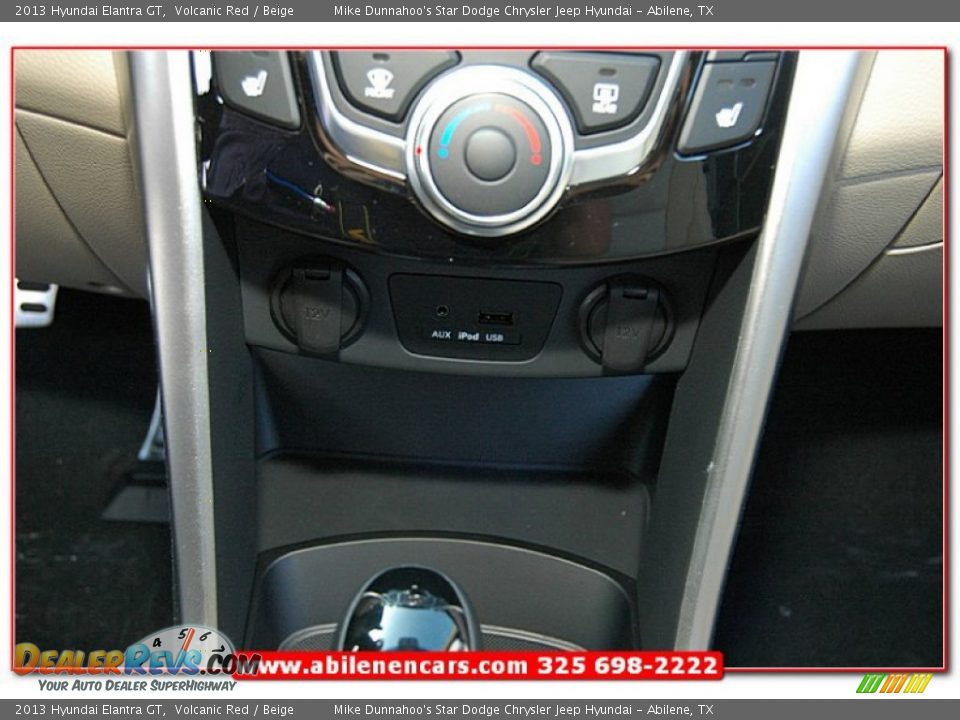 2013 Hyundai Elantra GT Volcanic Red / Beige Photo #32