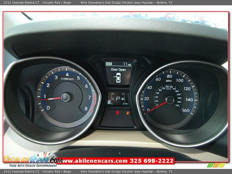 2013 Hyundai Elantra GT Volcanic Red / Beige Photo #33