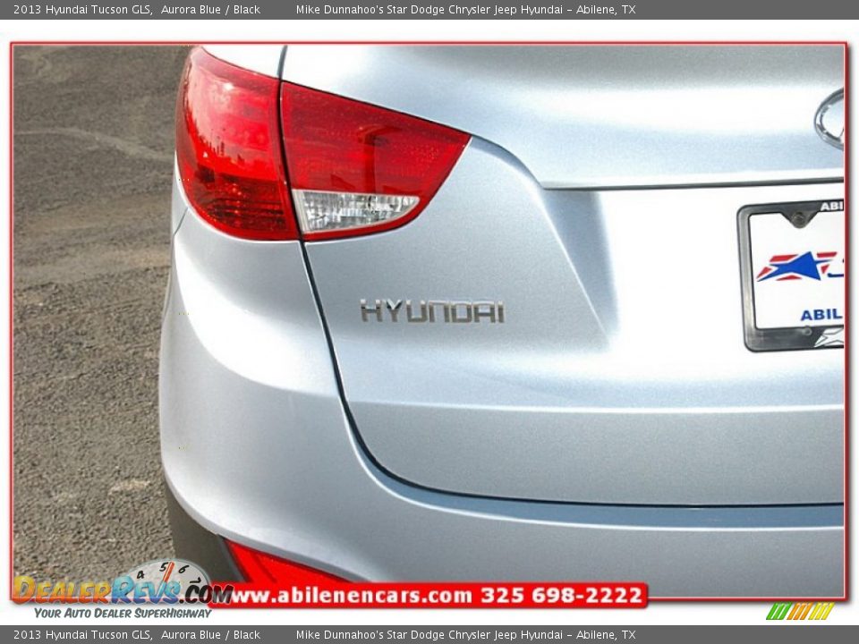 2013 Hyundai Tucson GLS Aurora Blue / Black Photo #5