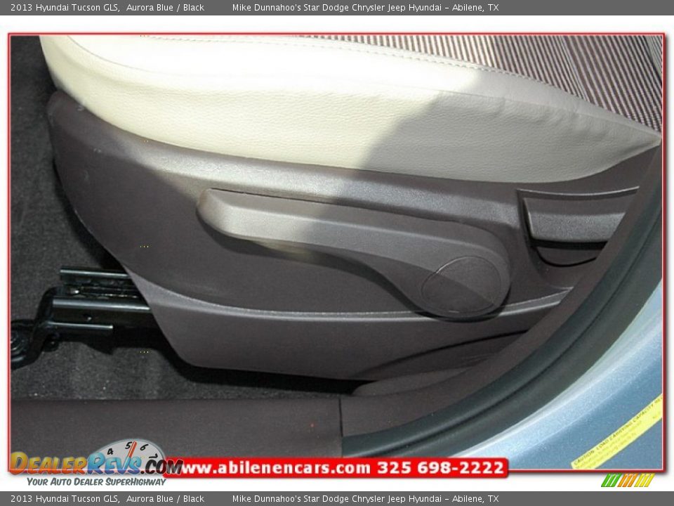 2013 Hyundai Tucson GLS Aurora Blue / Black Photo #13