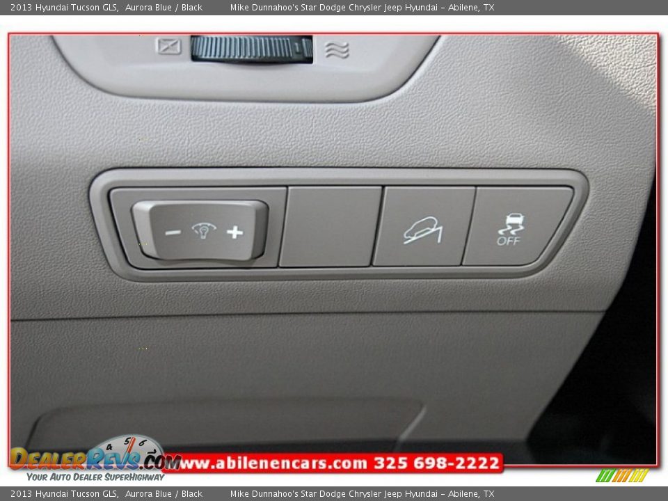 2013 Hyundai Tucson GLS Aurora Blue / Black Photo #15