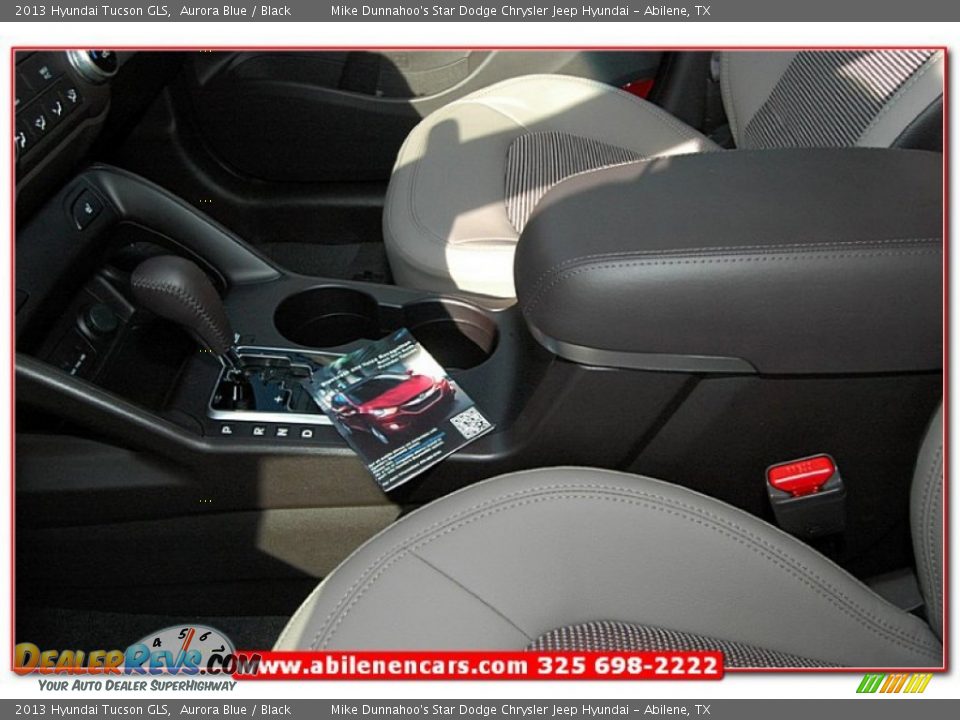 2013 Hyundai Tucson GLS Aurora Blue / Black Photo #18