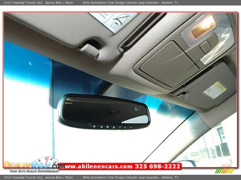 2013 Hyundai Tucson GLS Aurora Blue / Black Photo #19