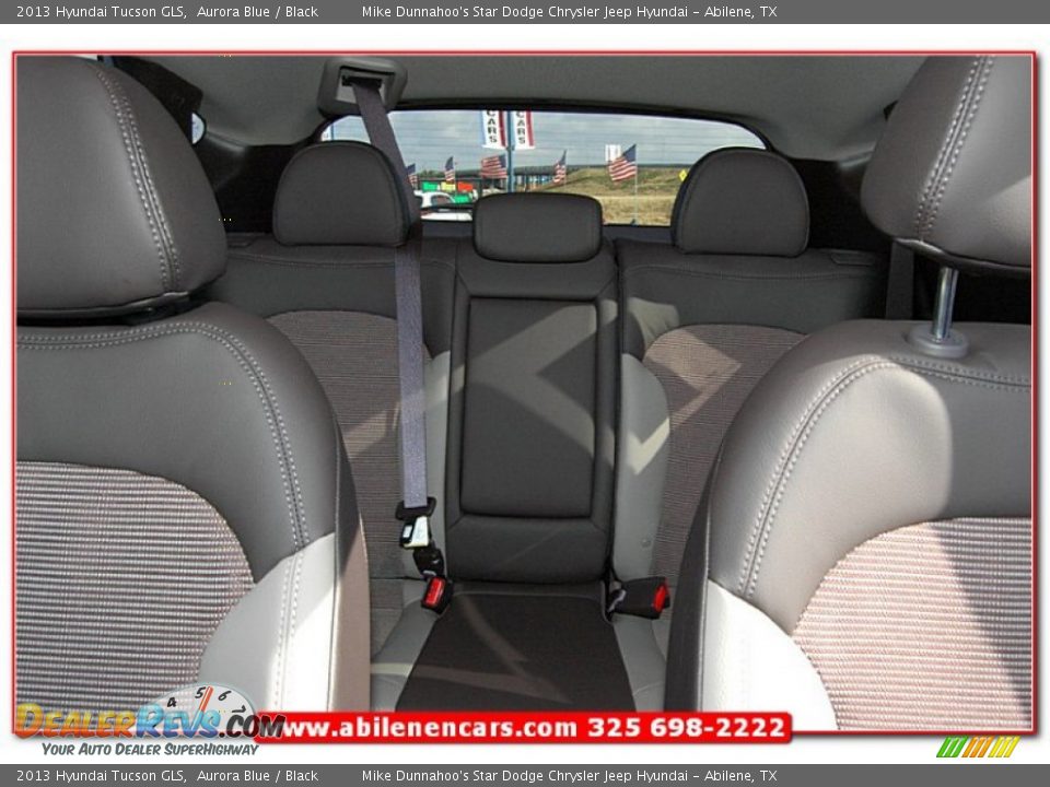 2013 Hyundai Tucson GLS Aurora Blue / Black Photo #20