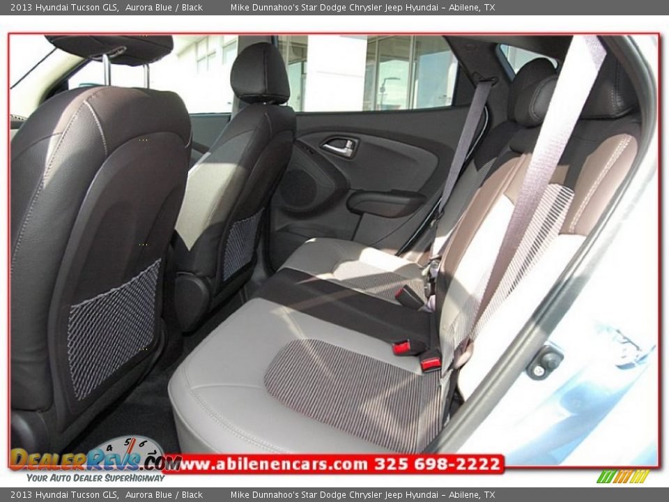 2013 Hyundai Tucson GLS Aurora Blue / Black Photo #21