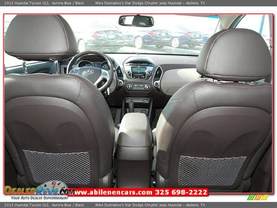 2013 Hyundai Tucson GLS Aurora Blue / Black Photo #23