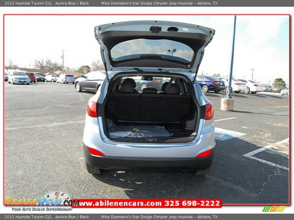 2013 Hyundai Tucson GLS Aurora Blue / Black Photo #24