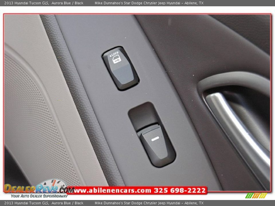 2013 Hyundai Tucson GLS Aurora Blue / Black Photo #27