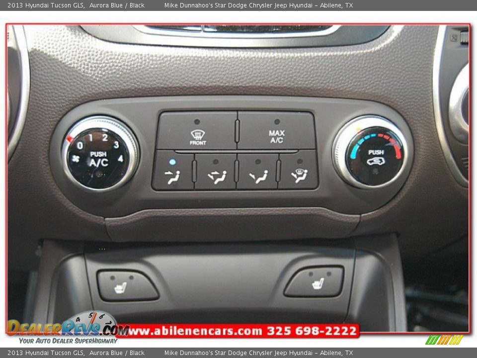 2013 Hyundai Tucson GLS Aurora Blue / Black Photo #31