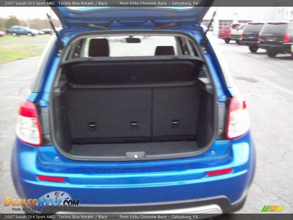 2007 Suzuki SX4 Sport AWD Techno Blue Metallic / Black Photo #24