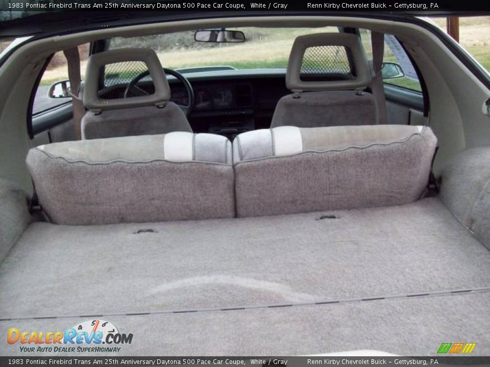 1983 Pontiac Firebird Trans Am 25th Anniversary Daytona 500 Pace Car Coupe White / Gray Photo #12