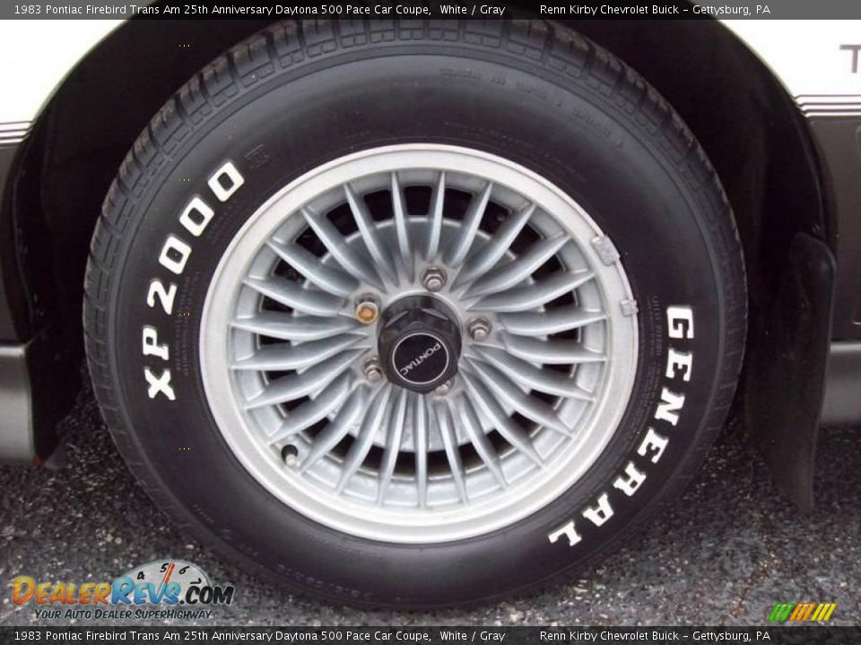 1983 Pontiac Firebird Trans Am 25th Anniversary Daytona 500 Pace Car Coupe White / Gray Photo #13