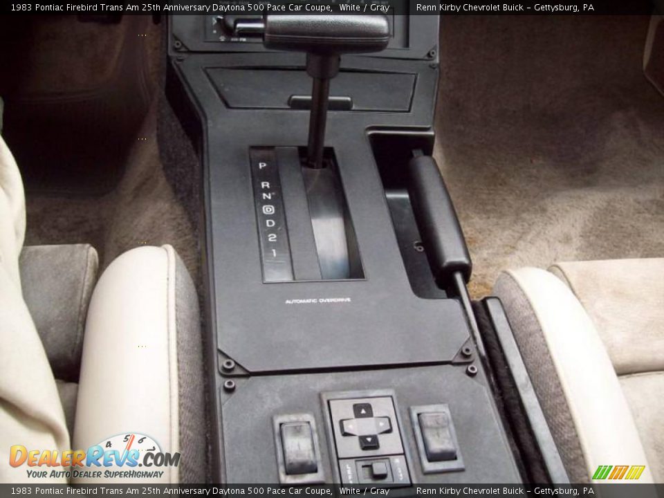 1983 Pontiac Firebird Trans Am 25th Anniversary Daytona 500 Pace Car Coupe White / Gray Photo #21